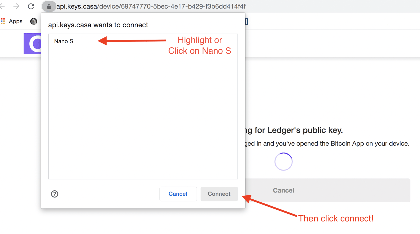 Ledger troubleshooting