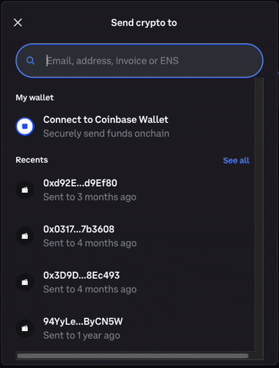 How to withdraw from Coinbase