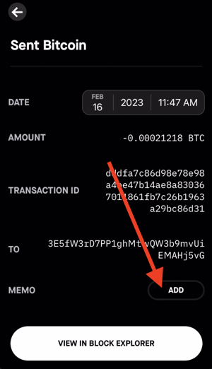 Transaction Memos 1