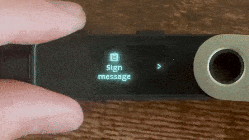 Performing a health check with Ledger