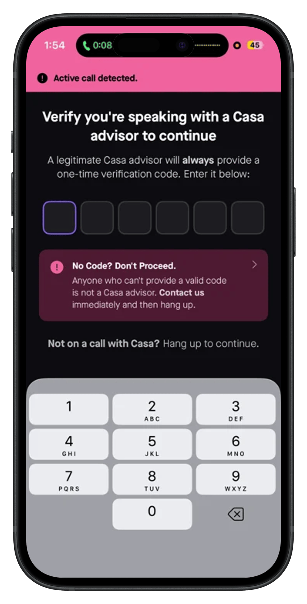 Phone Call Detection